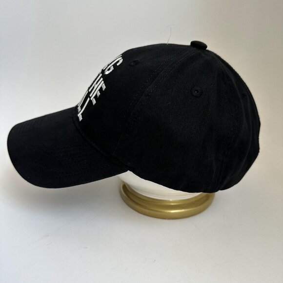 King Of The Grill Baseball Cap Adjustable Strap Back Hat Black Embroidered Logo - Picture 4 of 10